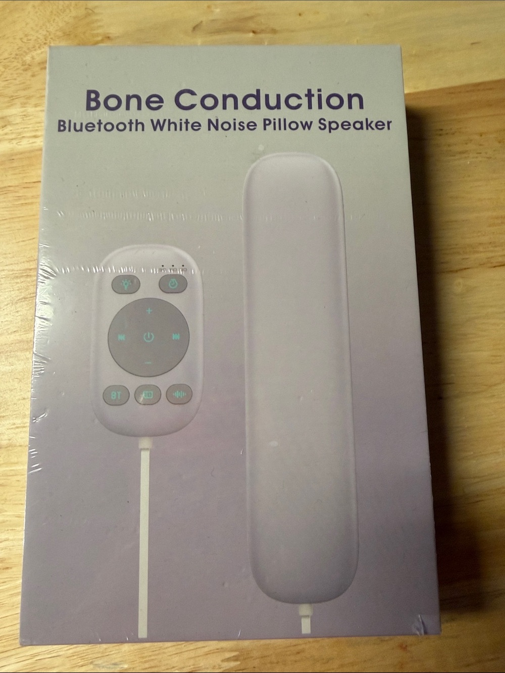 Bone Conduction‎ Bluetooth White Noise Pillow Speaker - White